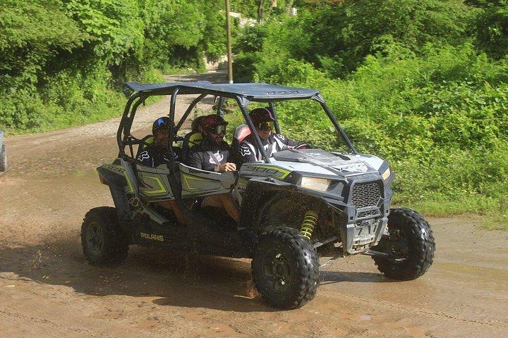 プエルトバジャルタでのRZRまたはATVツアー（テキー​​ラと天然プール付き）。