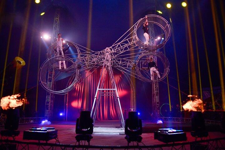 Phuket Circus – roda da morte assinatura espetacular Acrobatics Show