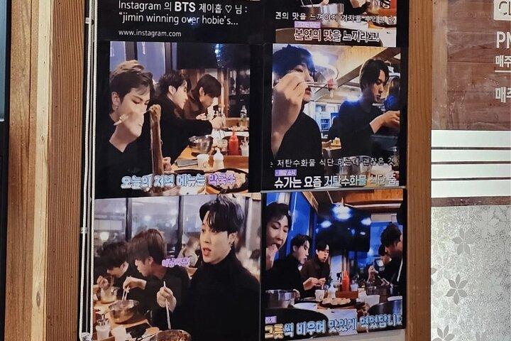 Gangneung BTS busshållplats och ikoniska inspelningsplatser ARMY Tour fr Seoul
