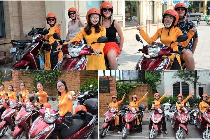 Tour in moto di Hanoi con pilota femminile