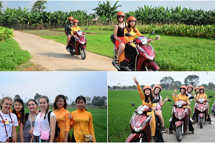 Hanoi-Motorradtour unter der Leitung von Frauen: Motorradtouren durch die Landschaft von Hanoi