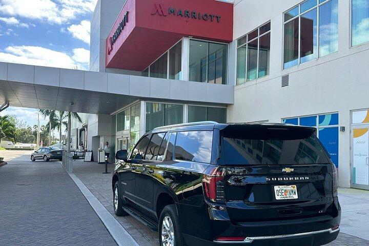 Privat transportservice til havnen i Miami