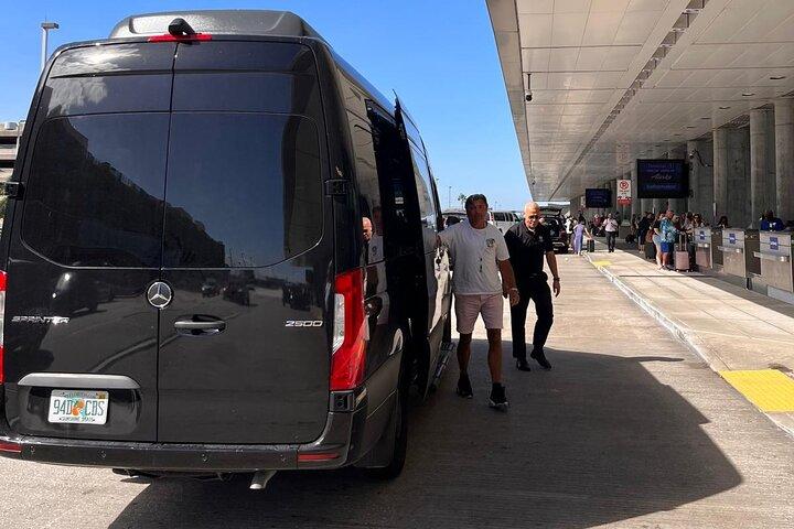 Privat transportservice til havnen i Miami