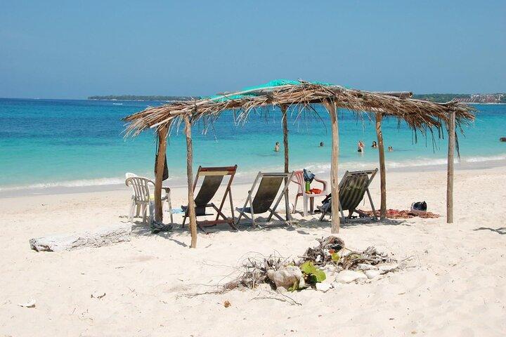 Excursion d'une journée aux îles du Rosaire et à Playa Blanca Baru avec déjeuner