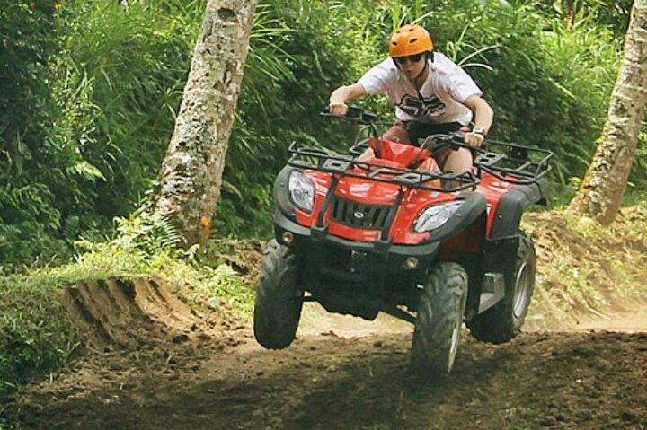 プエルトモレロスのATVジップラインとセノーテアドベンチャー