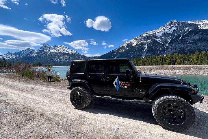 Jeep Safari Spray Lakes med Afternoon Tea och charkuterier