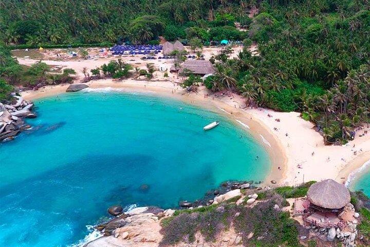 Cabo San Juan Beach Tour of Tayrona Park in Lancha