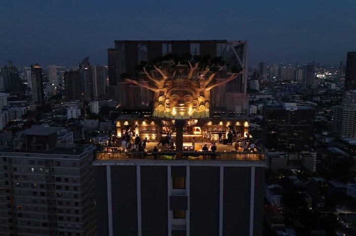 Lamaya Bangkok para chá da tarde e bebida do pôr do sol