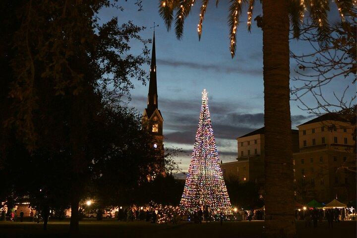 Festival de Luces de Charleston con transporte para grupos pequeños