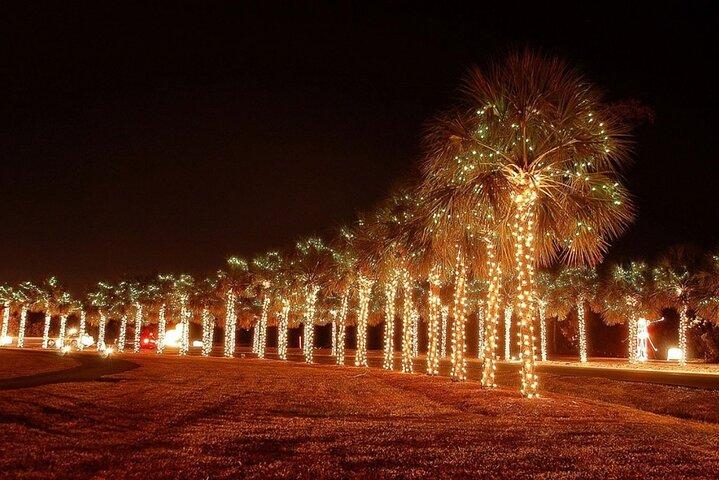Festival de Luces de Charleston con transporte para grupos pequeños