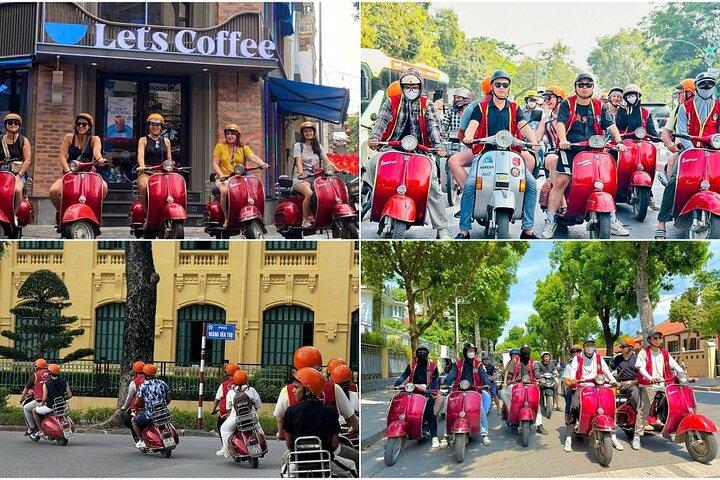 Hanoi Back Streets City Vespa-turer med kvinnlig Guide