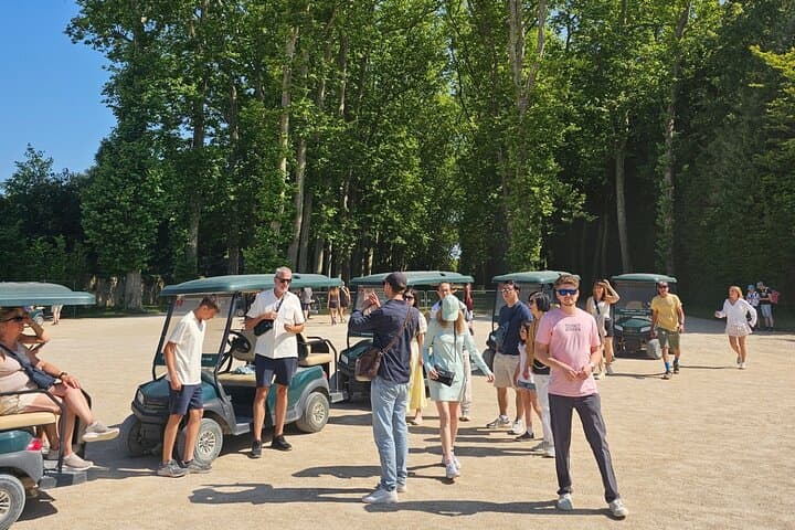 Versailles Golfcart & Bike Guided Tour: Gardens Hamlet Fountains