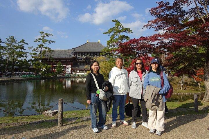 Excursion d'une journée à Nara au départ d'Osaka avec un guide agréé