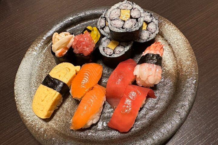 Sushi maken les in Sapporo