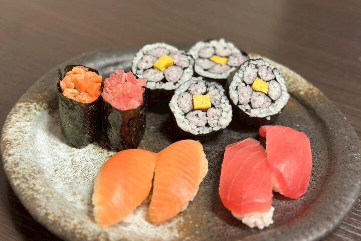 Sushi maken les in Sapporo