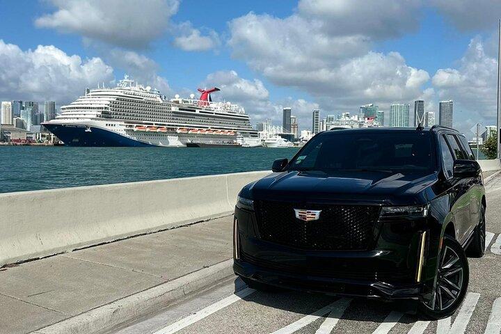 Privat transportservice til havnen i Miami