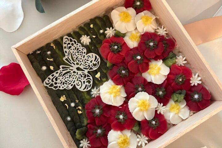 Flower Wagashi, Bamboo Grove And Flower Making Experience