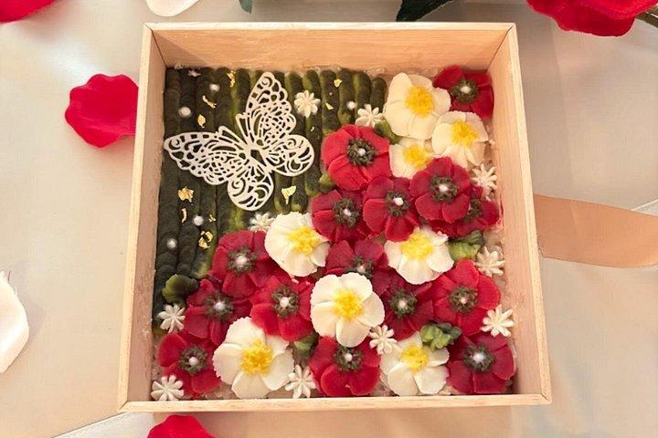 お花和菓子・竹林・花づくり体験