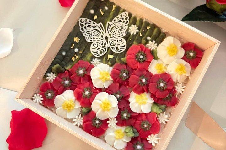 お花和菓子・竹林・花づくり体験