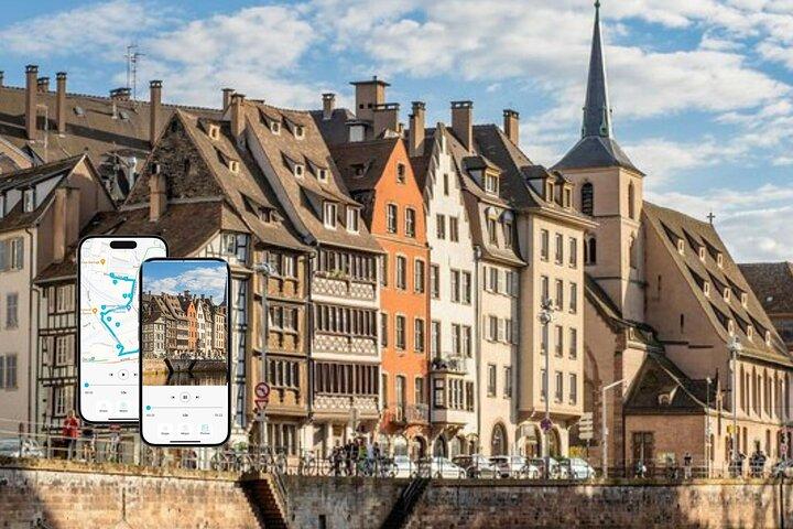 Igrejas, impressoras e 2a Guerra Mundial tour de Estrasburgo com um aplicativo
