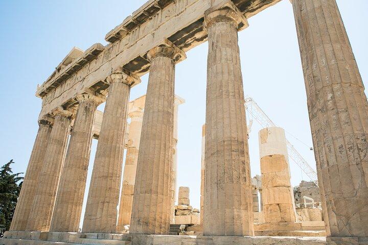 Atens höjdpunkter Akropolis, Parthenon, Museum och Plaka