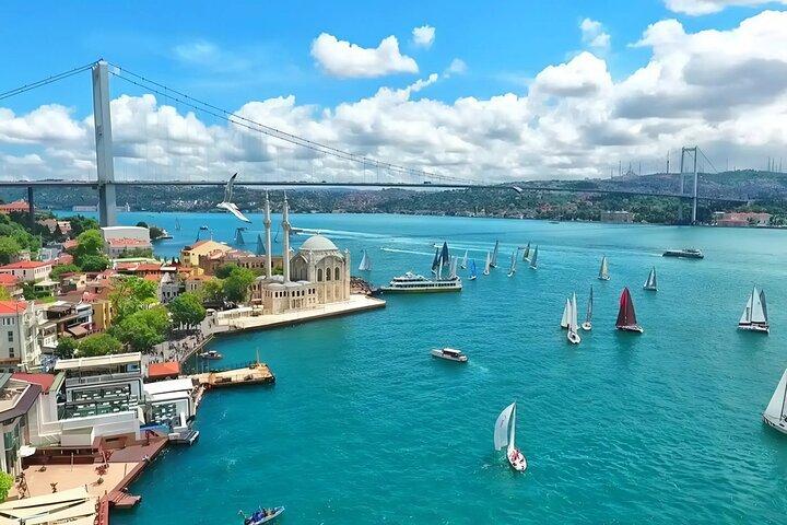 Istanbul Bosphorus Sunset Cruise Tour (Guided) + Tea/Coffee