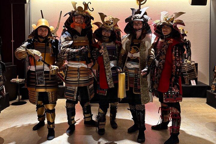 Kyoto Samurai Armor Experience: Matcha, Calligraphy, Photoshoot