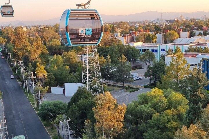 Mexico City from Cable Car and Ice Skating Class