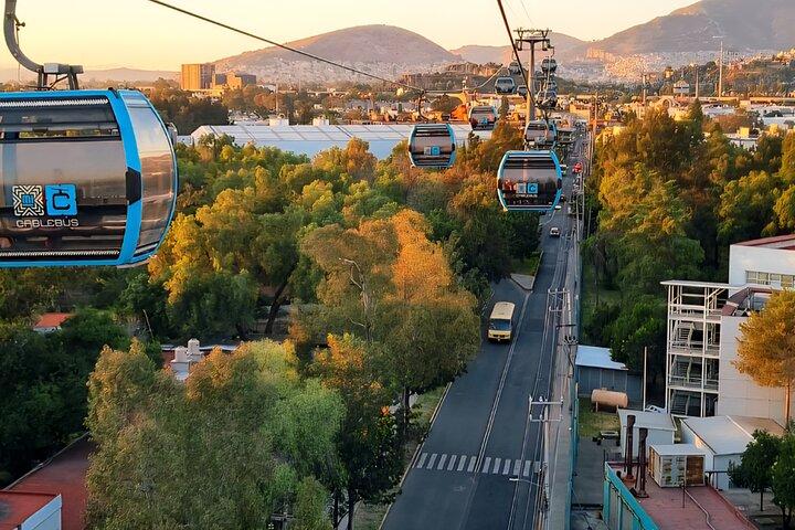 Mexico City from Cable Car and Ice Skating Class