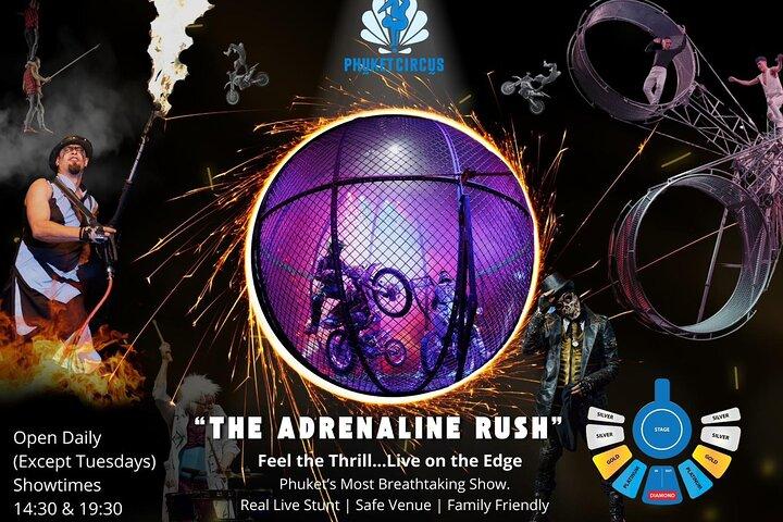 Phuket Circus: The Adrenaline Rush Show Bilhetes (Aqua Circus)
