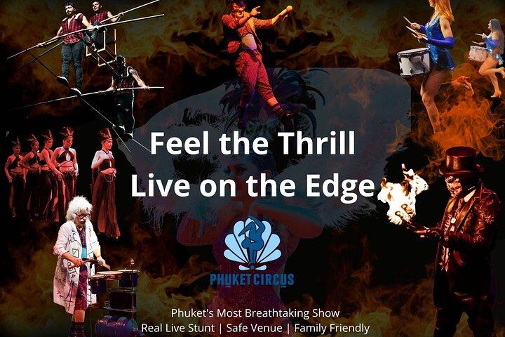 Phuket Circus : The Adrenaline Rush Entradas para espectáculos (Aqua Circus)