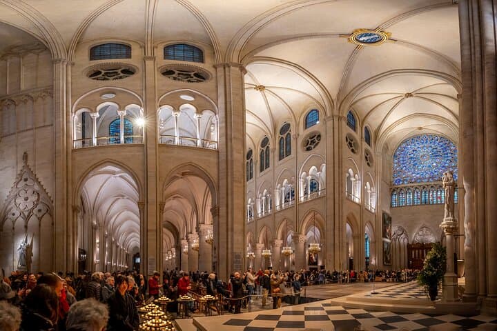 Notre Dame Interior and Exterior Small Group Guided Tour