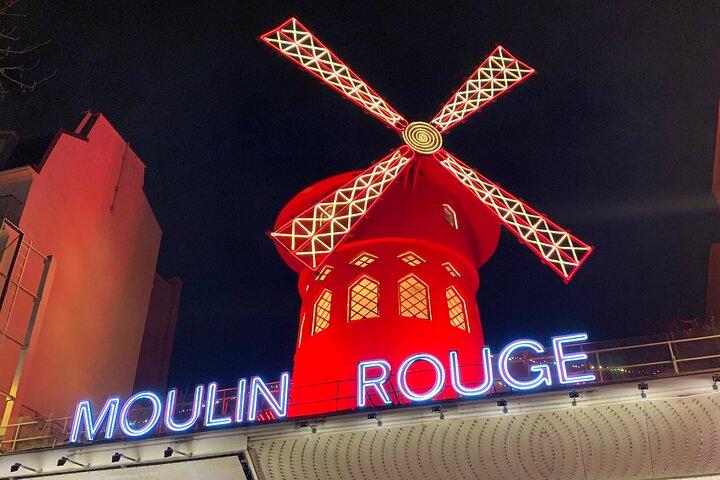Expérience Moulin Rouge avec chauffeur privé et billets de spectacle