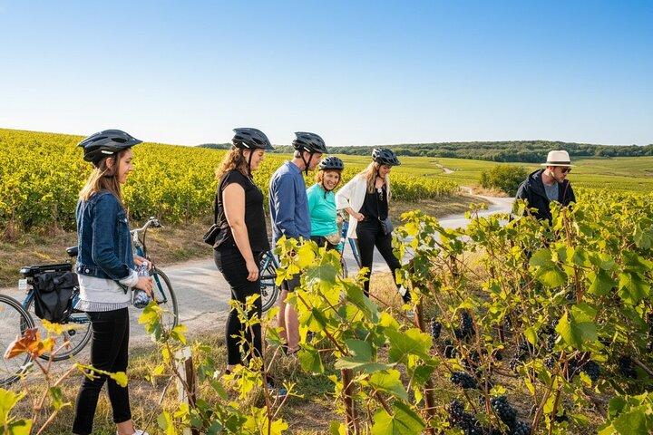 Fra Reims eftermiddags e-cykeltur, besøg og champagnesmagning