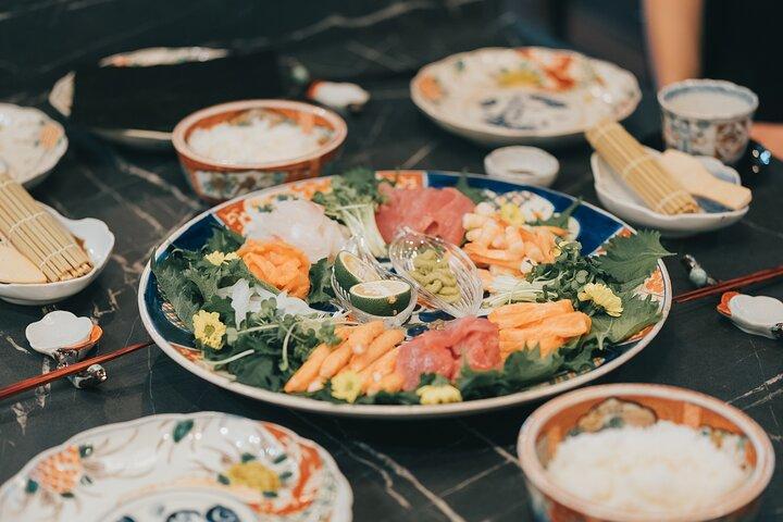 プライベート京都町家ホム訪問寿司料理と茶道