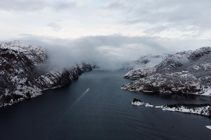 Stavanger Silent Lysefjord and Pulpit Rock Cruise by Hybrid Boat