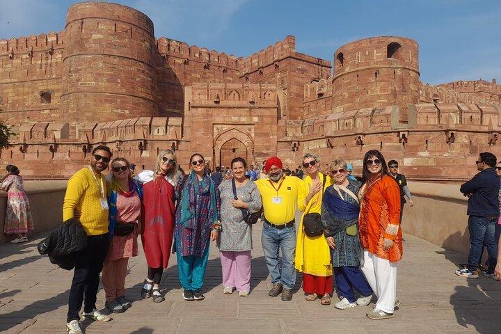 Desde Delhi : Sunrise Taj Mahal-Agra Fort Skip The Line Visita guiada