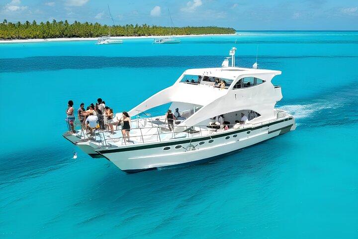 Isla Saona Privé-catamaranervaring van een hele dag