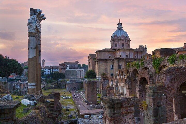 Colosseum og det romerske forum
