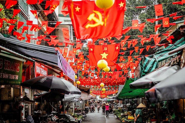 Hanoi skymningsmatstur med 15 + provningar