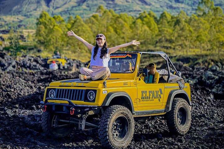 Batur Volcano Jeep Sunrise & Black Lava Experience Tout inclus