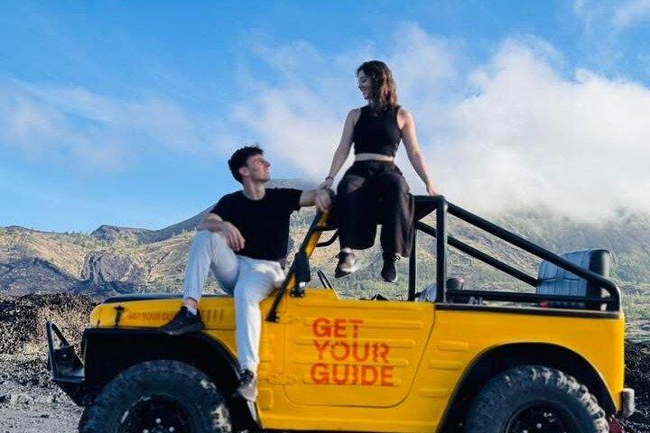Batur Volcano Jeep Sunrise & Black Lava Experience Tout inclus