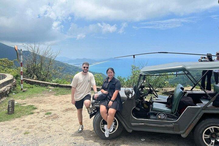 Hue till Hoi An Jeep Tour: Hai Van Pass, Lang Co Beach och utsiktsplatser