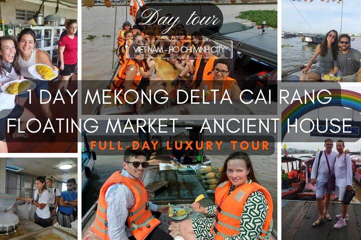 1 - Giorno Delta del Mekong Cai Rang Mercato galleggiante-Antica Casa-Pancake