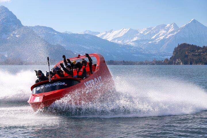 Winterliche Jetbootfahrt