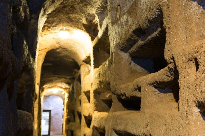 Rome cachée : Catacombes et visite souterraine avec transport