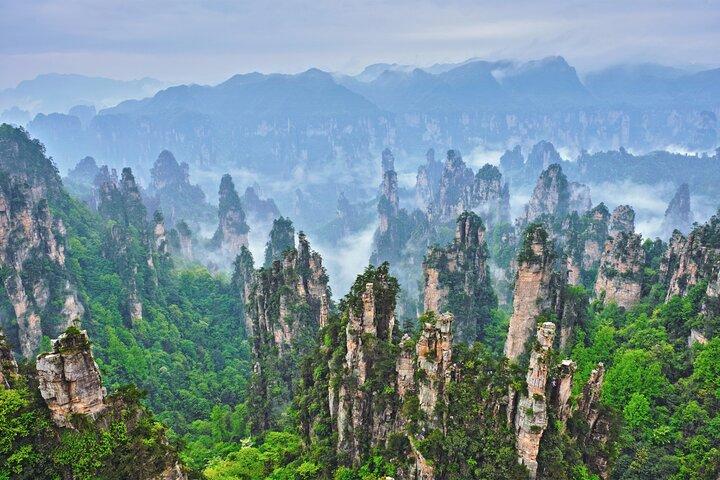 Private 2 - Day Pont de verre Zhangjiajie, Avatar et montagne Tianmen