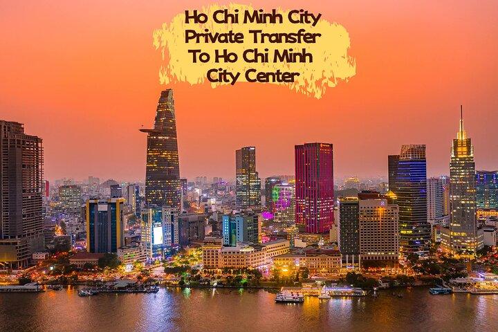 Transfert privé de l'aéroport de Ho Chi Minh SGN à Ho Chi Minh Downtown