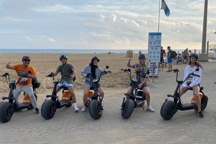 Maspalomas - Meloneras : e-Scooter 2 posti Tour guidato al tramonto