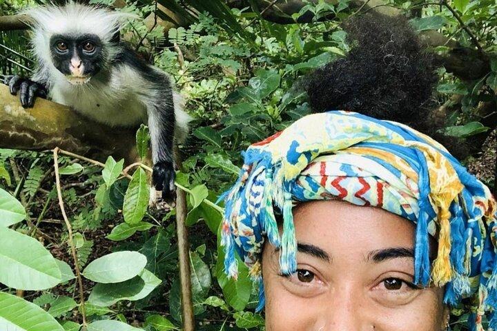 ザンジバル・マサイ文化、ジョザニの森、サラーム洞窟カメ